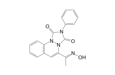 5-[1-(Hydroxyimino)ethyl]-2-phenyl-1H-[1,2,4]triazolo[1,2-a]cinnoline-1,3(2H)-dione