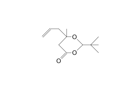 6(S)-Allyl-2(R)-tert-butyl-6(S)-methyl-1,3-dioxan-4-one