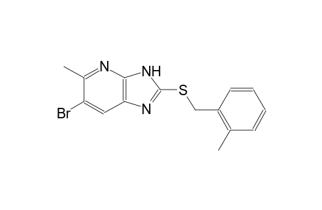 6-bromo-5-methyl-2-[(2-methylbenzyl)sulfanyl]-3H-imidazo[4,5-b]pyridine
