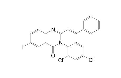 3-(2,4-dichlorophenyl)-6-iodo-2-[(E)-2-phenylethenyl]-4(3H)-quinazolinone