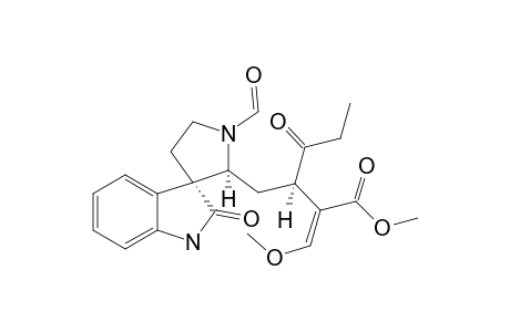(E)-2-[(1R)-1-[[(2'S,3S)-1'-formyl-2-keto-spiro[indoline-3,3'-pyrrolidine]-2'-yl]methyl]-2-keto-butyl]-3-methoxy-acrylic acid methyl ester