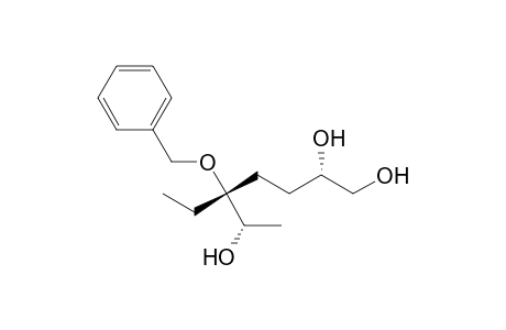 (2S,5R,6S)-5-Benzyloxy-5-ethylheptane-1,2,6-triol