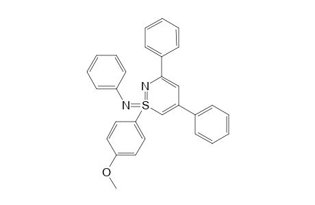 1-(N-Phenylimine)-1-(4-methoxyphenyl)-3,5-diphenyl-1,2-thiazine