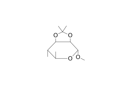 METHYL 4,6-DIDEOXY-2,3-O-ISOPROPYLIDENE-4-C-METHYL-ALPHA-L-MANNO-HEXOPYRANOSIDE