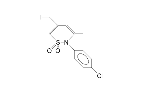 2-Iodomethyl-4-methyl-N-(4-chloro-phenyl)-1,3-butadiene-1,4-sultame