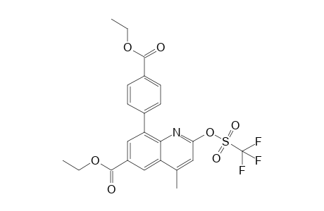 Ethyl 8-[4-(Ethoxycarbonyl)phenyl]-4-methyl-2-{[(trifluoromethyl)sulfonyl]oxy}-6-quinolinecarboxylate
