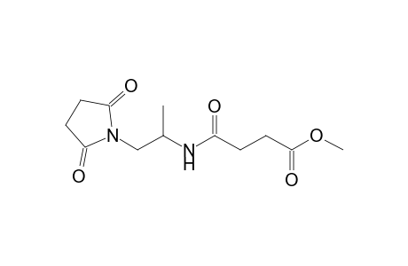 4-keto-4-[(1-methyl-2-succinimido-ethyl)amino]butyric acid methyl ester
