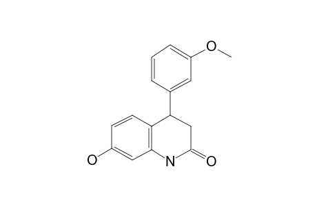 7-Hydroxy-4-(3-methoxyphenyl)-3,4-dihydro-1H-quinolin-2-one