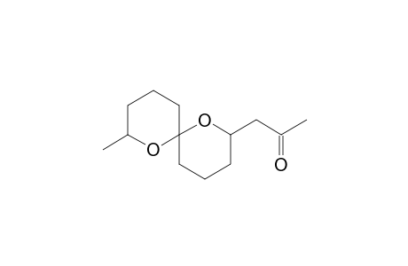 (E,E)-2-(2'-Oxopropyl)-8-methyl-1,7-dioxaspiro[5.5]undecane