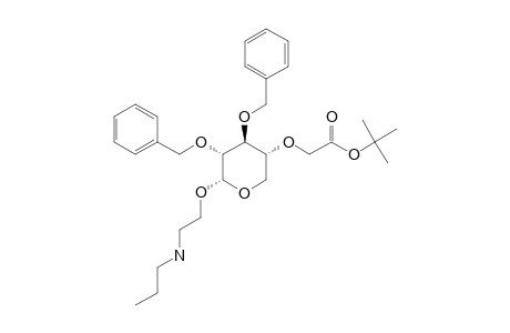 (2-PROPYLAMINO-ETHYL)-2,3-DI-O-BENZYL-4-O-(TERT.-BUTOXYCARBONYLMETHYL)-ALPHA-D-XYLOPYRANOSIDE
