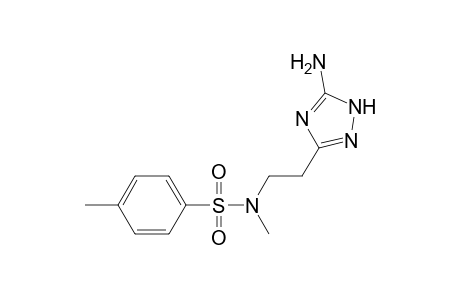 4-Toluenesulfonamide, N-[2-(5-amino-1H-1,2,4-triazol-3-yl)ethyl]-N-methyl-