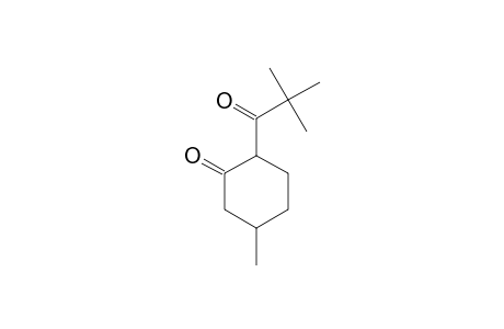 TRANS-2-(2,2-DIMETHYLPROPANOYL)-5-METHYLCYCLOHEXANONE