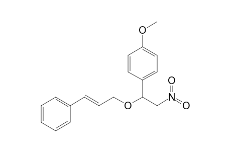1-(Cinnamoxy)-2-nitro-1-(4-methoxyphenyl)ethane