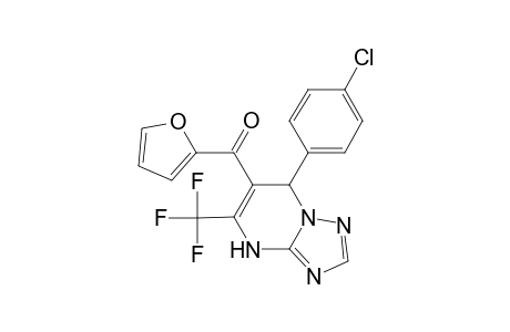 Methanone, [7-(4-chlorophenyl)-4,7-dihydro-5-(trifluoromethyl)[1,2,4]triazolo[1,5-a]pyrimidin-6-yl]2-furanyl-