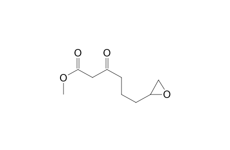 Oxiranehexanoic acid, .beta.-oxo-, methyl ester
