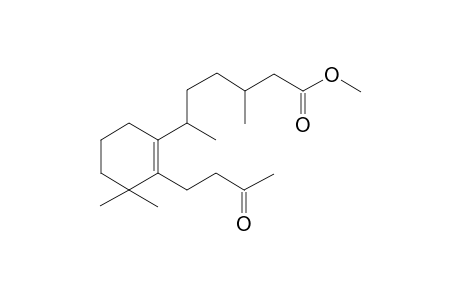 Methyl 3,6-dimethyl-6-[3',3'-dimethyl-2'-(3"-oxobuty)-1'-cyclohexenyl]-hexanoate