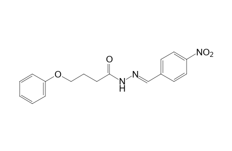 4-phenoxybutyric acid, (p-nitrobenzylidene)hydrazide