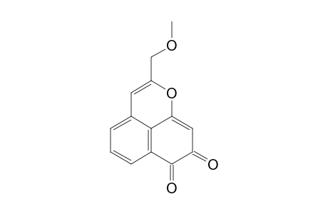 2-(methoxymethyl)-3a,3a1-dihydrobenzo[de]chromene-7,8-dione