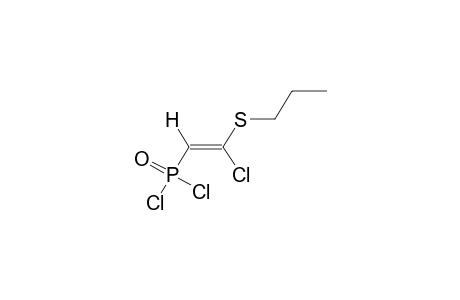 (Z)-2-PROPYLTHIO-2-CHLOROVINYLDICHLOROPHOSPHONATE