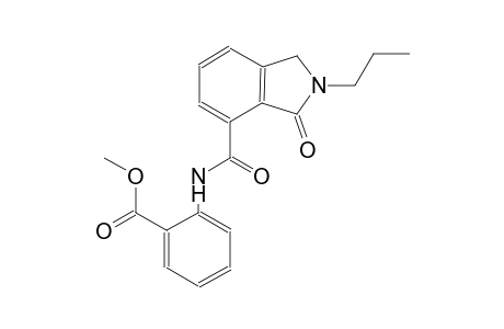 methyl 2-{[(3-oxo-2-propyl-2,3-dihydro-1H-isoindol-4-yl)carbonyl]amino}benzoate
