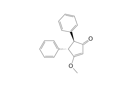 (4S,5S)-3-methoxy-4,5-diphenyl-1-cyclopent-2-enone
