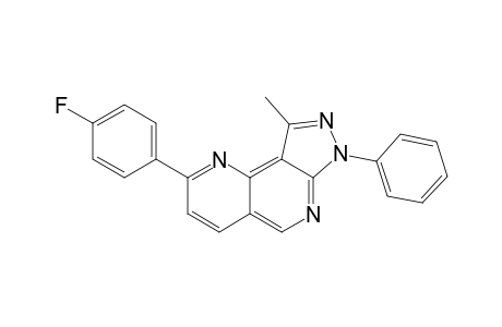 2-(4-Fluorophenyl)-9-methyl-7-phenyl-7H-pyrazolo[3,4-h][1,6]naphthyridine