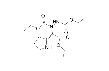 Diethyl 1-[(ethoxycarbonyl)-(2'-pyrrolidinylidene)methyl-1,2-hydrazinedicarboxylate