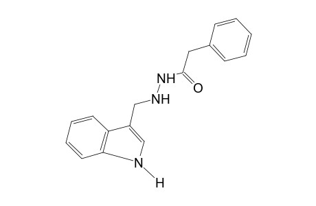 PHENYLACETIC ACID, 2-[(INDOL-3-YL)METHYL]HYDRAZIDE