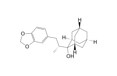 (1R,3S,5R,7R)-2-((R)-1-(benzo[d][1,3]dioxol-5-yl)propan-2-yl)adamantan-2-ol