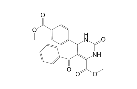 4-pyrimidinecarboxylic acid, 5-benzoyl-1,2,3,6-tetrahydro-6-[4-(methoxycarbonyl)phenyl]-2-oxo-, methyl ester