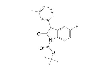 3-(3-Methylphenyl)-5-fluoro-N-Boc-2-oxoindoline