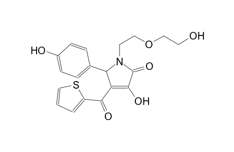 3-hydroxy-1-[2-(2-hydroxyethoxy)ethyl]-5-(4-hydroxyphenyl)-4-(2-thienylcarbonyl)-1,5-dihydro-2H-pyrrol-2-one