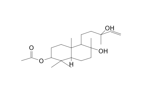 2,6-NAPHTALENEDIOL, DECAHYDRO-5-(3-HYDROXY-3-METHYL-4-PENTENYL)-1,1,4a,6-TETRAMETHYL- 2-ACETATE,