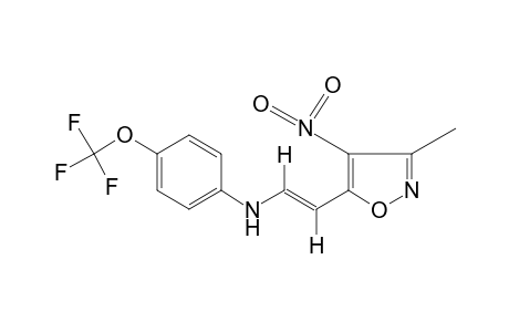 trans-3-METHYL-4-NITRO-5-[2-(alpha,alpha,alpha-TRIFLUORO-p-ANISIDINO)VINYL]ISOXAZOLE