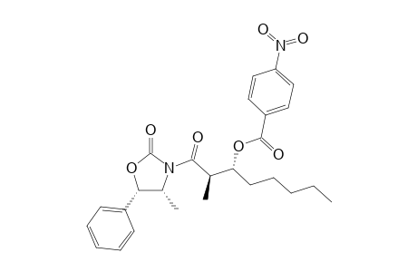 (4R,5S)-3-[(2R,3S)-3-[(4-Nitrobenzoyl)oxy]-2-methyloctanoyl]-4-methyl-5-phenyl-2-oxazoidinone