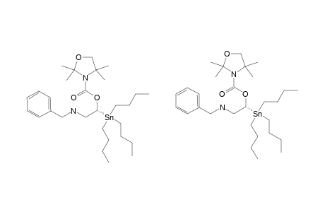 RAC-(1S)-2-(BENZYLAMINO)-1-TRIBUTYLSTANNYLETHYL-2,2,4,4-TETRAMETHYL-1,3-OXAZOLIDINE-3-CARBOXYLATE
