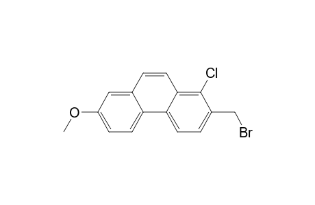 2-Bromomethyl-1-chloro-7-methoxyphenanthrene