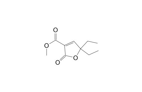 3-Furancarboxylic acid, 5,5-diethyl-2,5-dihydro-2-oxo-, methyl ester