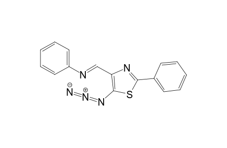 5-Azido-2-phenyl-4-(N-phenyliminomethyl)thiazole