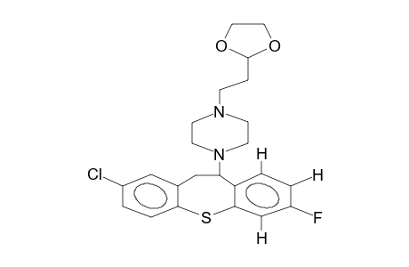 2-{2-[4-(2-CHLORO-7-FLUORO-10,11-DIHYDRODIBENZO[B,F]THIEPIN-10-YL)PIPERAZINE-1-YL]ETHYL}-1,3-DIOXOLANEPROPIONAMIDE