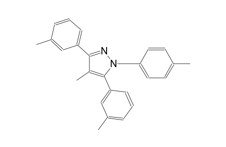 4-methyl-3,5-bis(3-methylphenyl)-1-(4-methylphenyl)-1H-pyrazole