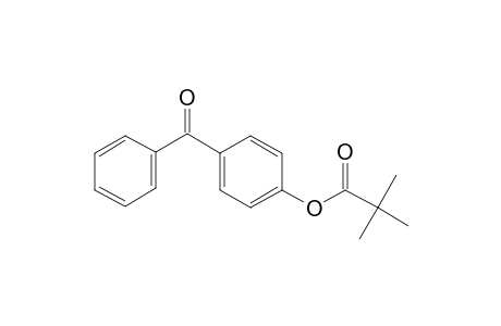 4-Hydroxybenzophenone, trimethylacetate