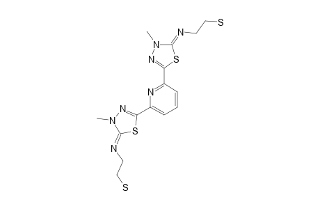 2,2'-(2,6-Pyridodiyl)bis[4,5-dihydro-5-(2-mercaptoethylimino)-4-methyl-1,3,4-thiadiazole]