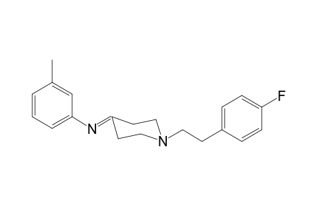 1-[2-(4-Fluorophenyl)ethyl]-N-(3-methylphenyl)piperidin-4-imine