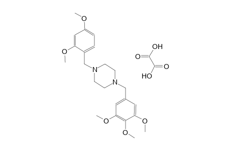 1-(2,4-dimethoxybenzyl)-4-(3,4,5-trimethoxybenzyl)piperazine oxalate