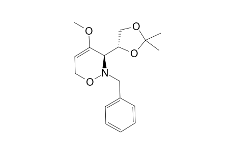 (R)2-Benzyl-3-(R)(2',2'-dimethyl-1',3'-dioxolan-4'-yl)-4-methoxy-3,6-dihydro-2H-[1,2]-oxazine