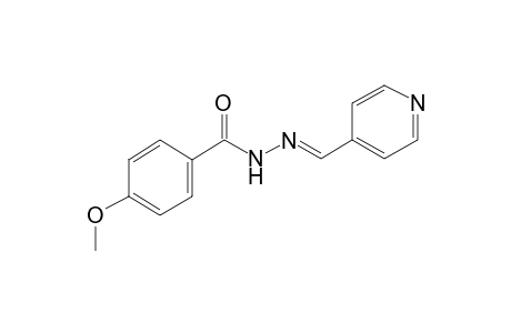 4-Methoxy-N'-[(E)-4-pyridinylmethylidene]benzohydrazide