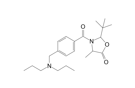 2-(t-Butyl)-3-{[4'-(dipropylamino)methyl]benzoyl}-4-methyl-1,3-oxazolidin-5-one