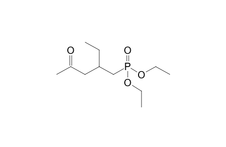 Diethyl [2-ethyl-4-oxopentyl]phosphonate