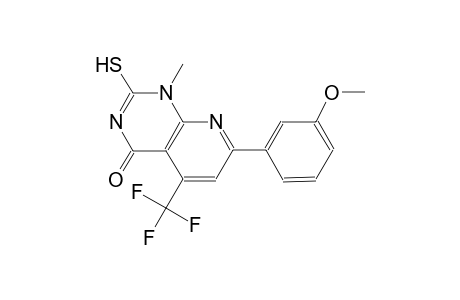 pyrido[2,3-d]pyrimidin-4(1H)-one, 2-mercapto-7-(3-methoxyphenyl)-1-methyl-5-(trifluoromethyl)-